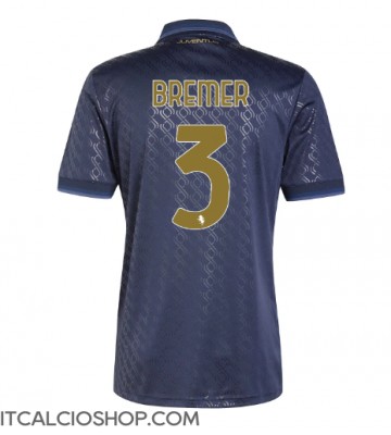 Juventus Gleison Bremer #3 Terza Maglia 2024-25 Manica Corta